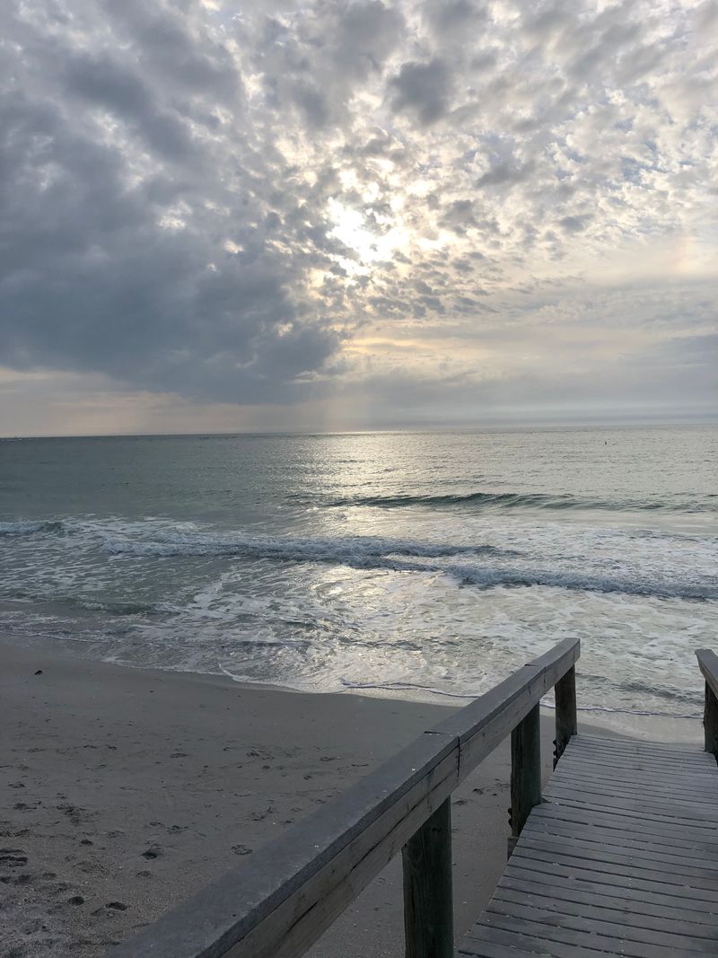 Dawn On The Wide White Shore