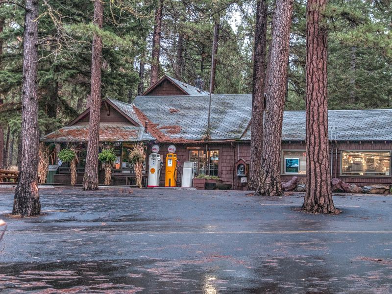 A Town Where Rustic Cabins And Historic Lodges Replace Modern Development