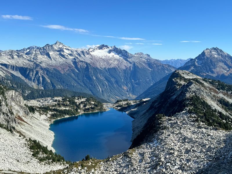 Cougar, First, Middle & Big Hidden Lakes (Pasayten Chain)