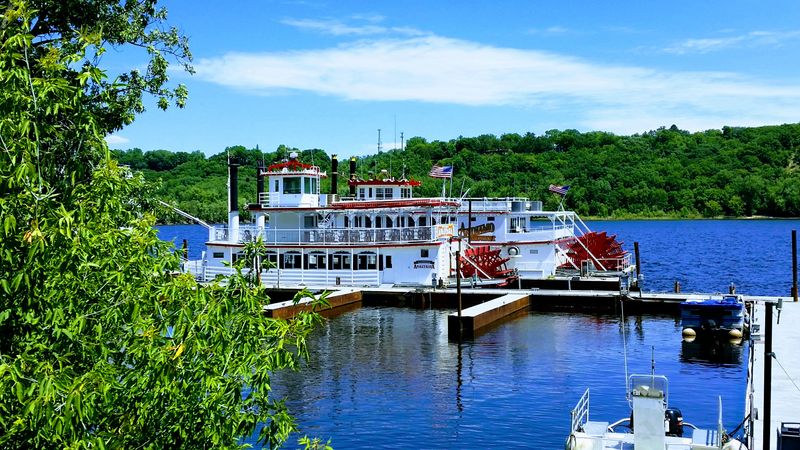 The Historic Lift Bridge Creates a Storybook Winter Backdrop