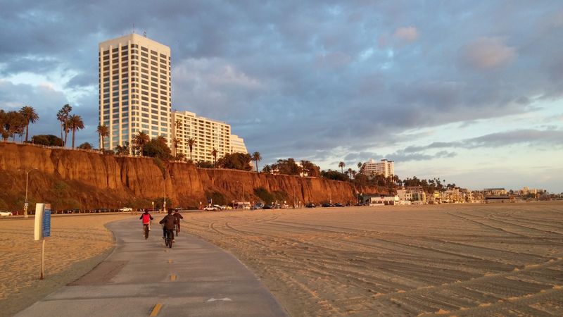 Pedaling The Marvin Braude Bike Trail At First Light