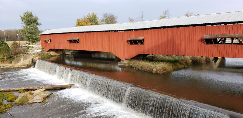 The Village Sits At The Edge Of Turkey Run's Rugged Landscape