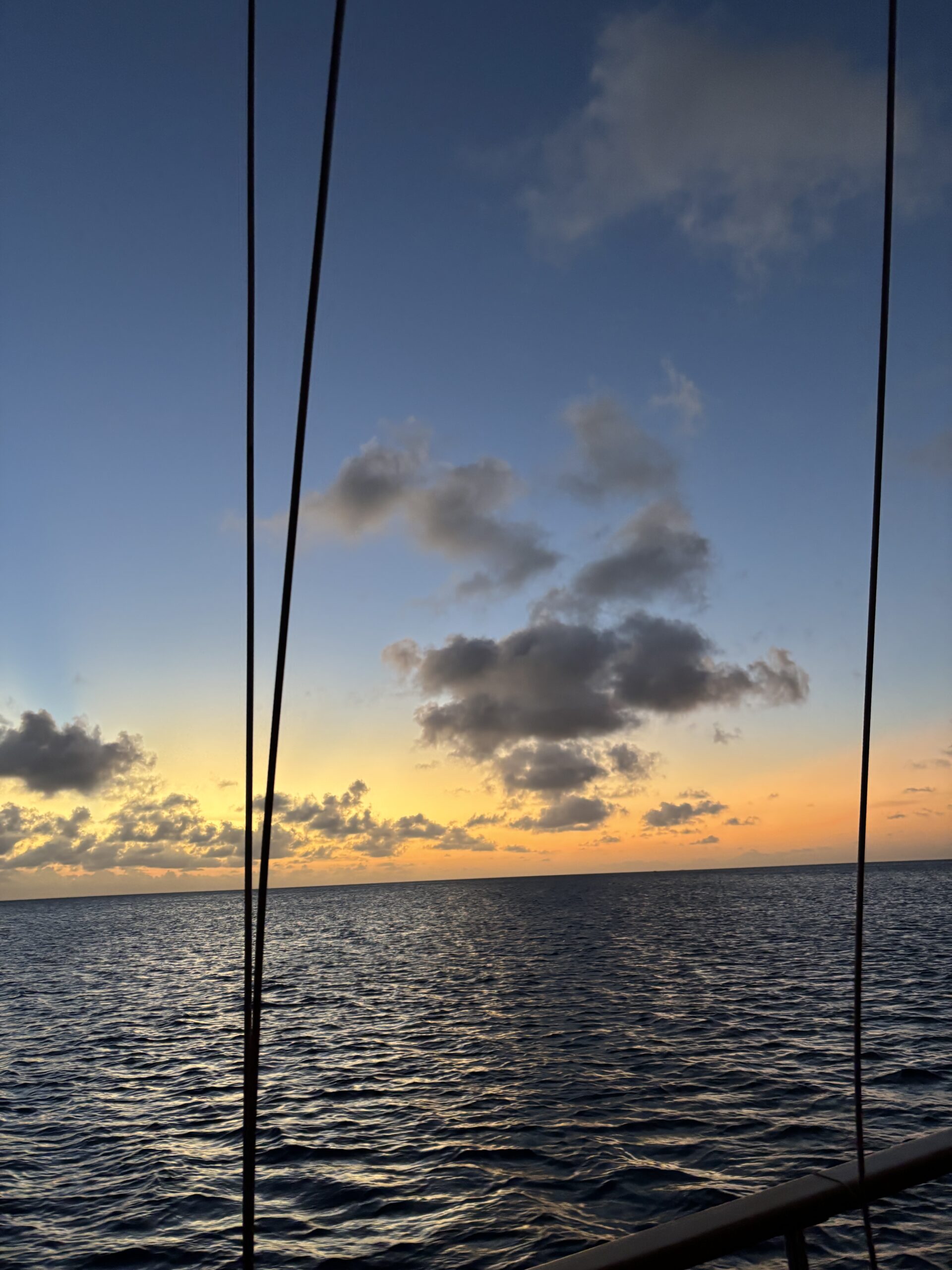 Sunset view from the Melissa dinner cruise