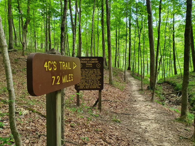 Carter Caves Cross Country Trail