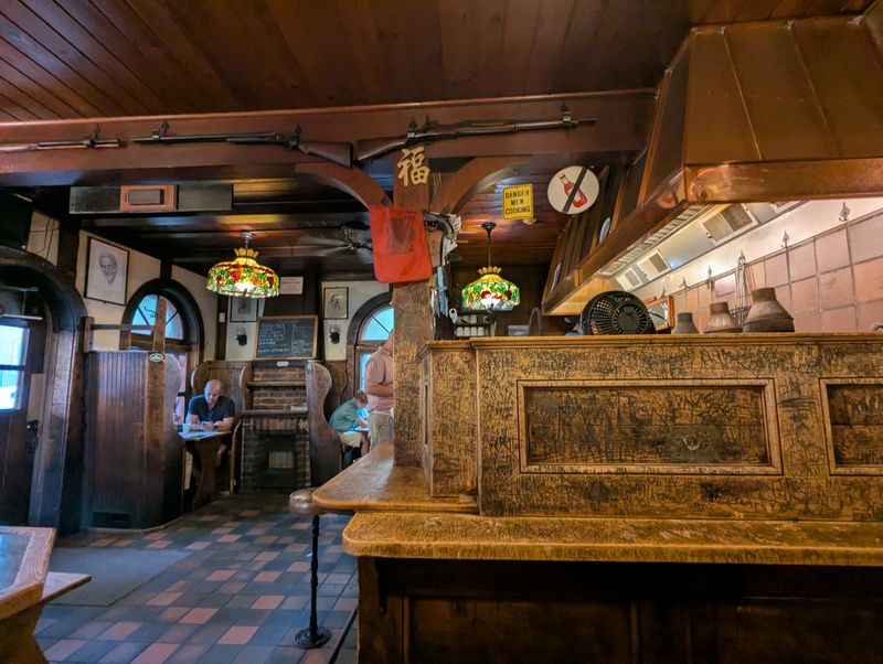 A Dining Room Looking Like A Time Capsule