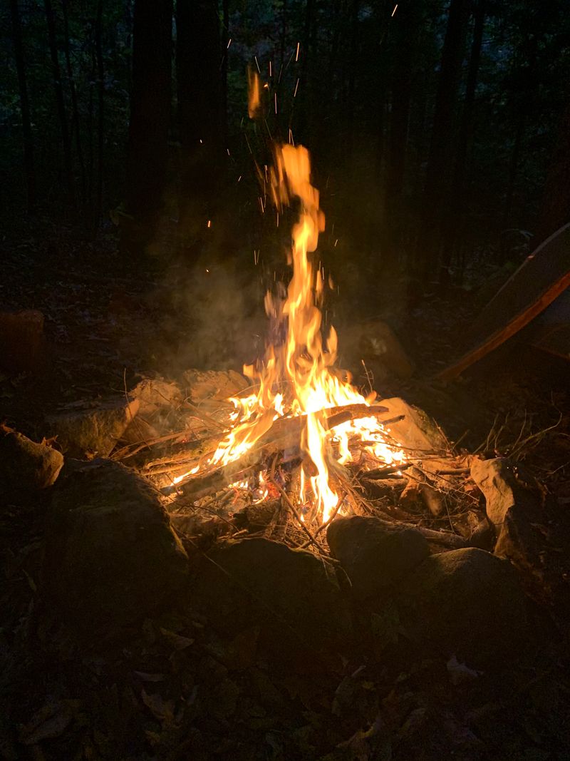 Campfire Evenings Under A Patient Sky