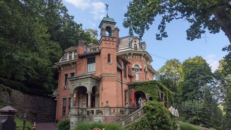 The Asa Packer Mansion Overlooking The Village