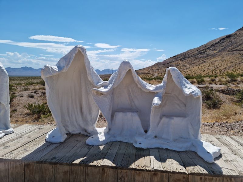 The Last Supper: The Ghostly Sculptures That Made Rhyolite World-Famous