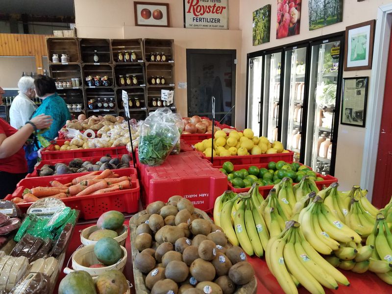 First Light At The Market Counter