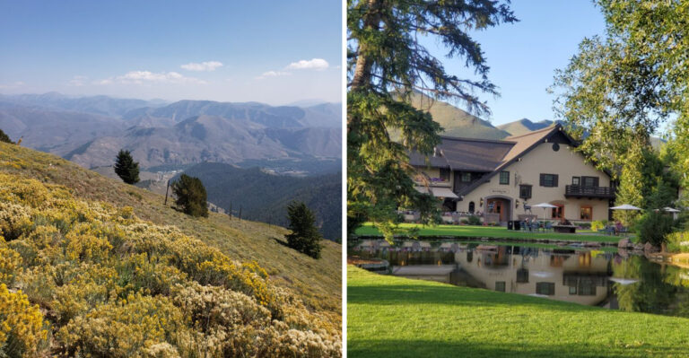 The Idaho Mountain Town That Turned Its Cozy Cabins Into A Tourist Magnet