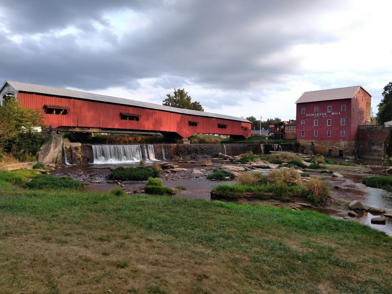 Mansfield Is Home To One Of Indiana's Oldest Covered Bridges (1867)