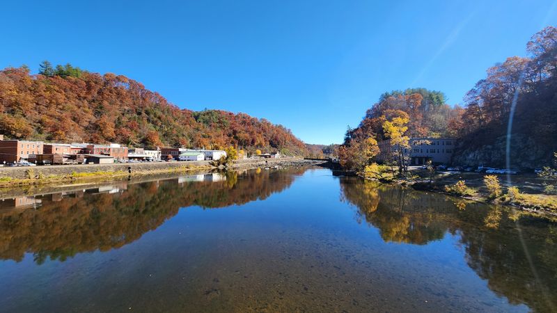 A River Town Where Main Street Literally Runs Along The French Broad