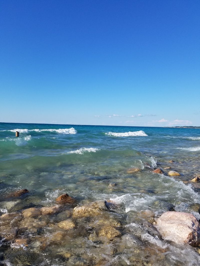 A Beach Where The Water Finds Its Own Rhythm