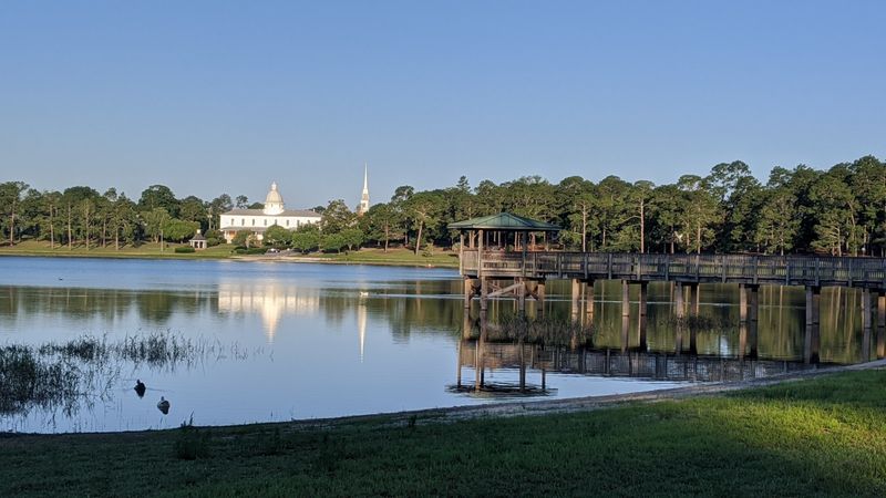 Lake DeFuniak — The Town's Perfectly Round, Spring-Fed Centerpiece