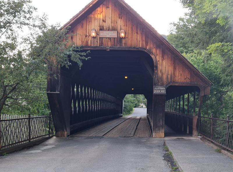 The Middle Covered Bridge: A Local Symbol Of Simplicity And Stillness