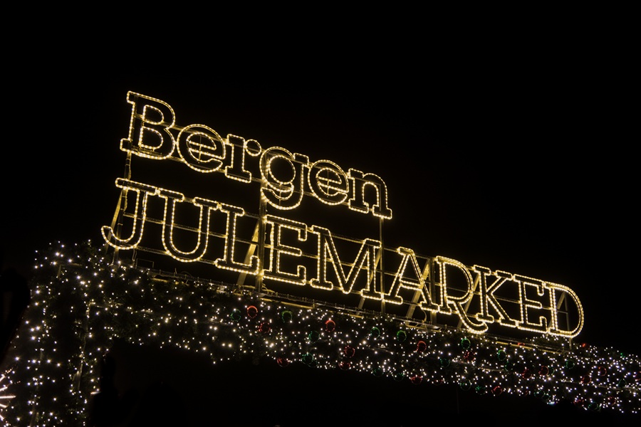 Bergen Julemarked, Christmas Market in bergen, Norway. 