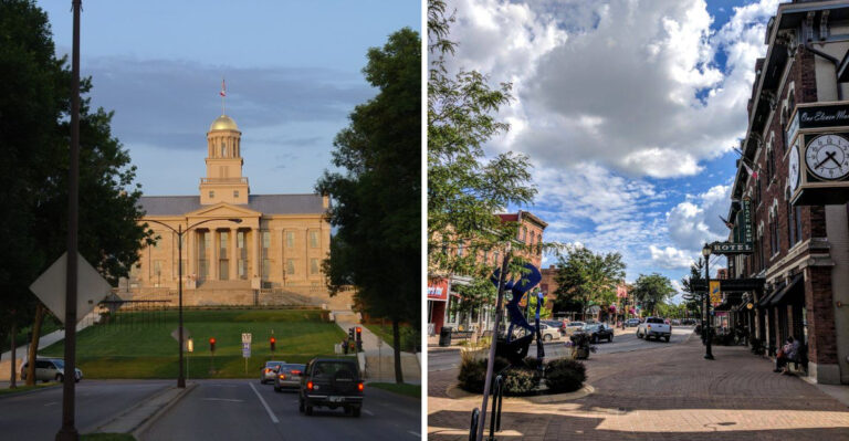 10 Scenic College Towns In Iowa With Great Downtowns