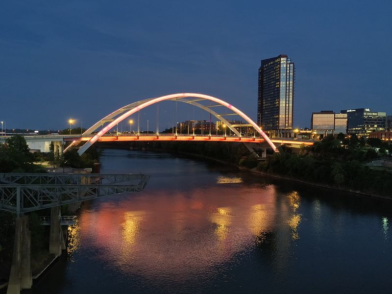 Evening Light And City Glow