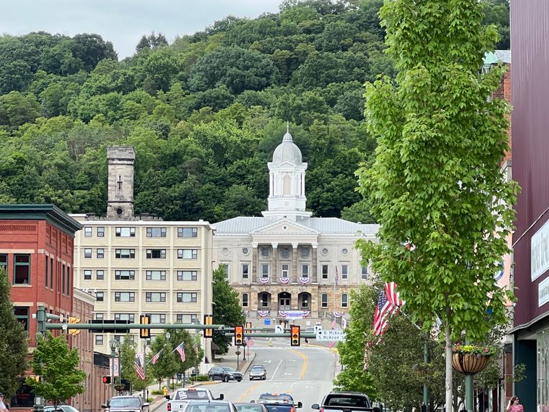 Kittanning's Quiet Streets And Historic Downtown