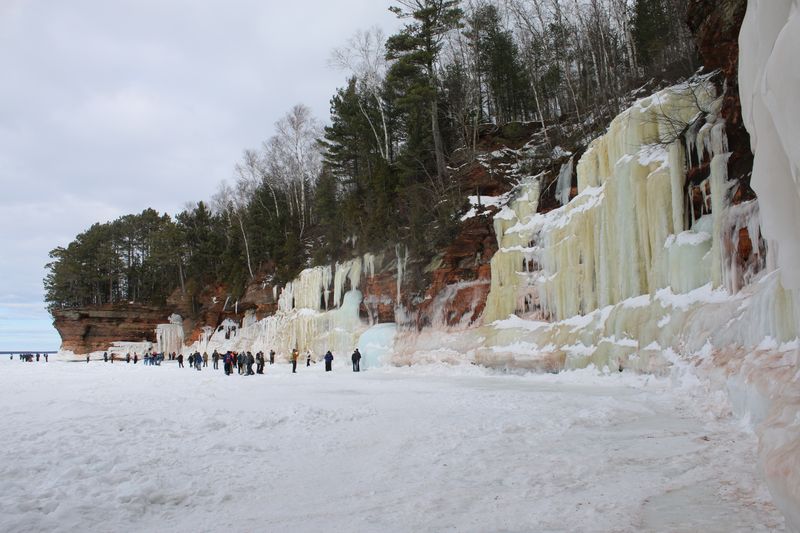 Apostle Islands National Lakeshore Winter Sea Cave Views