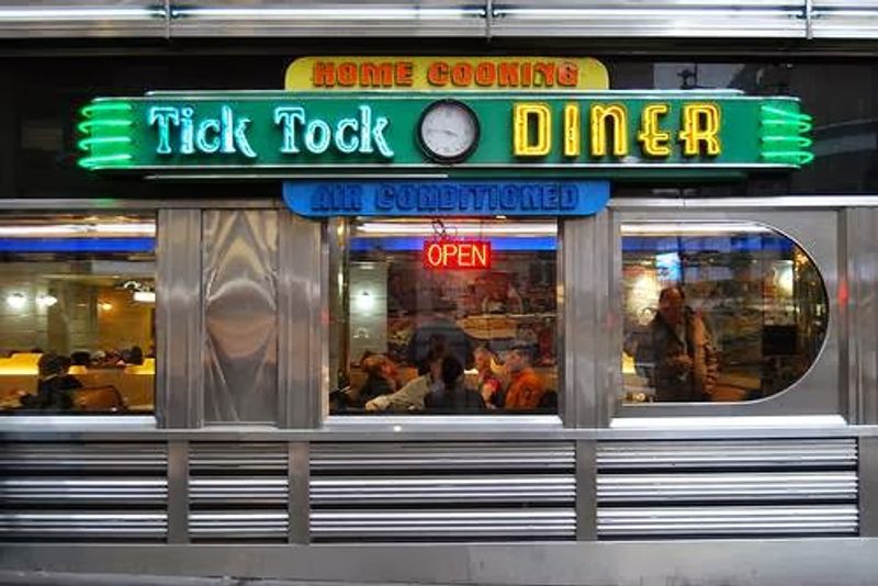 Tick Tock Diner NY — Iconic 24-Hour Midtown Diner With Retro Feel