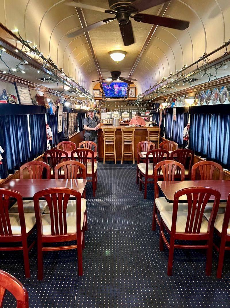 Florida's Only Restaurant Dining Inside Real Vintage Train Cars