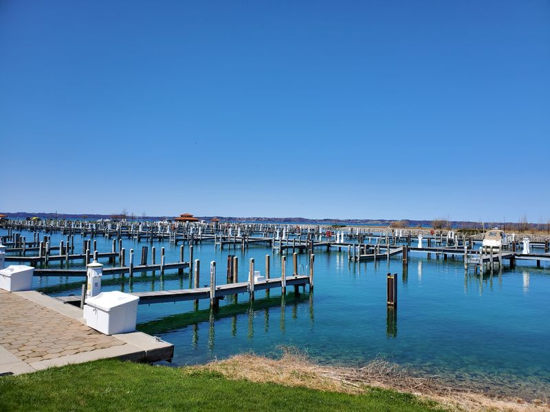 Sailboat Masts Outnumber Tourists
