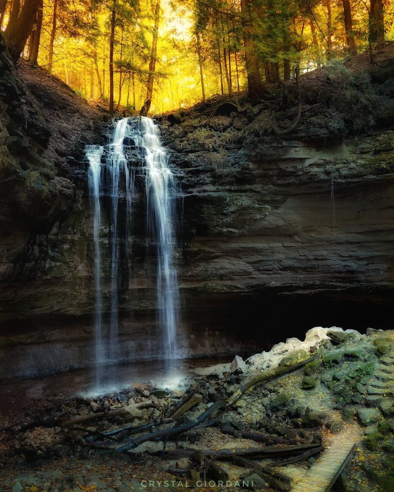 The Beauty Of Tannery Falls: A 40-Foot Cascade Hidden In The Woods