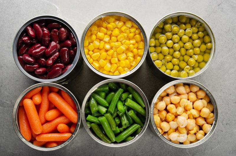 Canned Vegetables Were Considered Fresh Enough