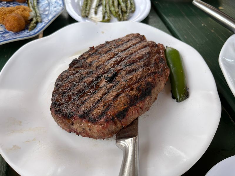 The Steaks Are Simple And Traditionally Cooked