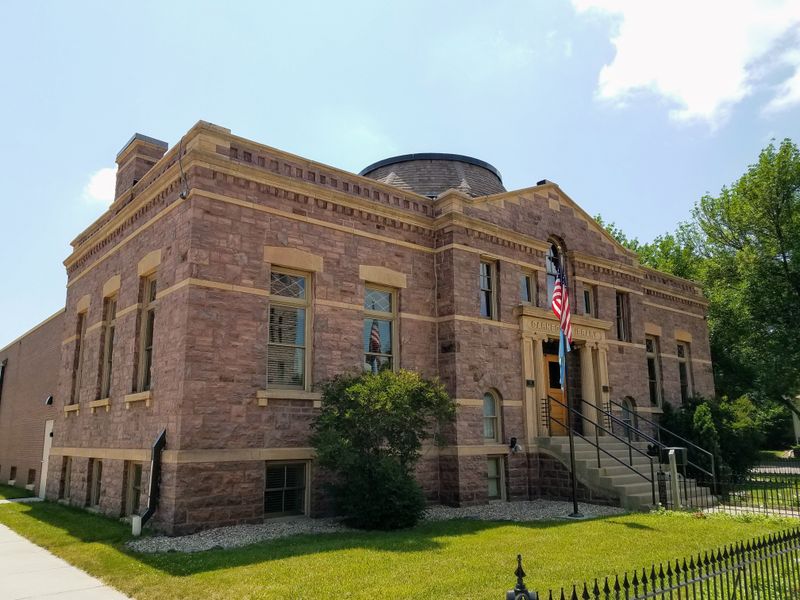 Historic Storefronts Line Mitchell's Main Street
