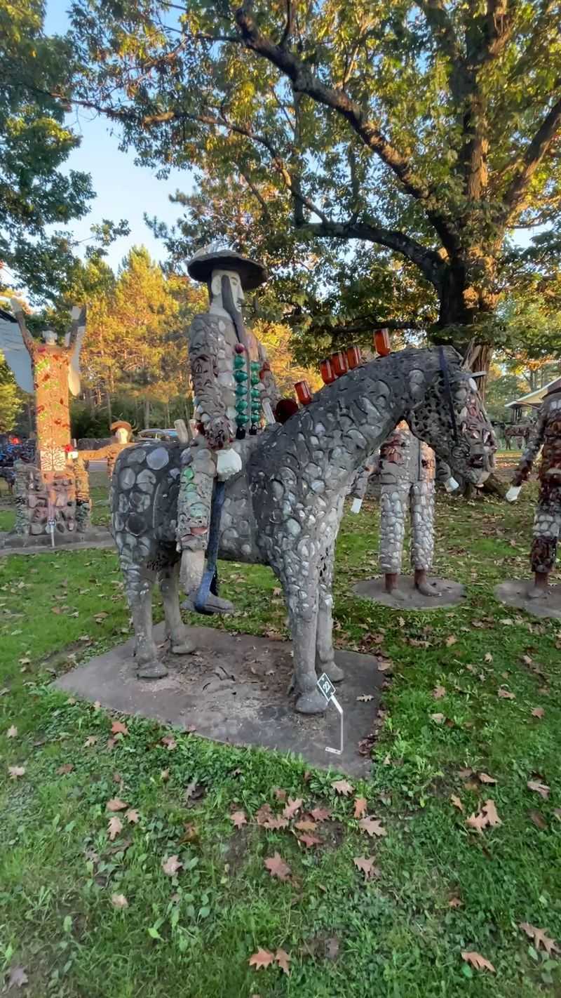 The Figures Appear Suddenly From The Woods