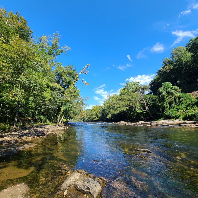 A River That Flows Right Through The Middle Of Town