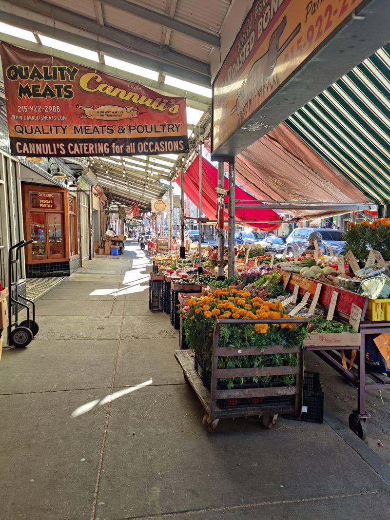 A Stretch Of Vendors That Feels Like An Italian Street Market