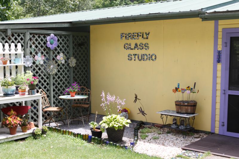 Glass Flames And Careful Hands