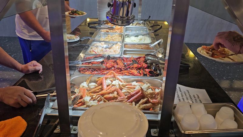 The Crab Legs Are Refilled Often, But They Rarely Last Long