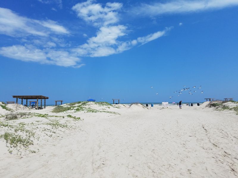 Mustang Island State Park Beach