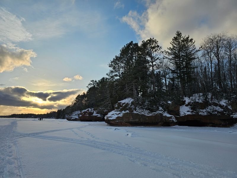 Cornucopia Shoreline Ice Formations