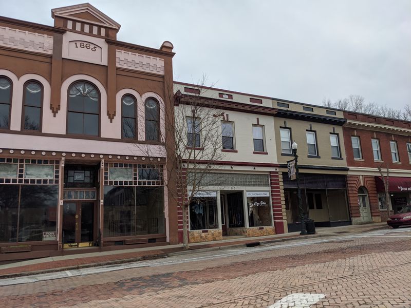 Brick Streets Create A 19th-Century Downtown Feel