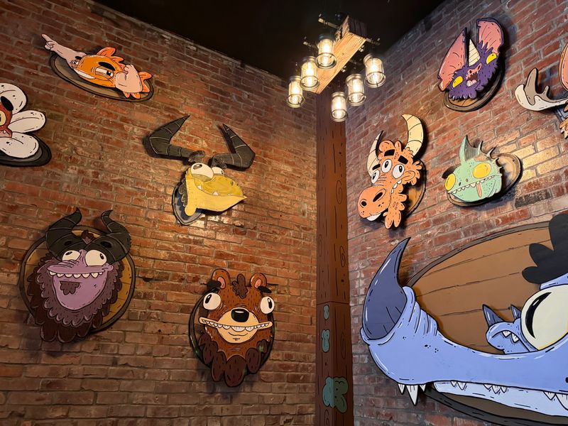 The Menu Matches The Playful Theme