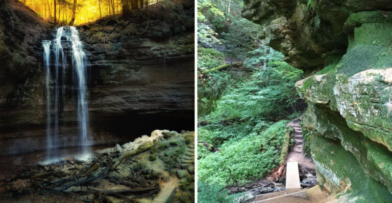 The Hidden Waterfall In Michigan You’ve Never Heard Of