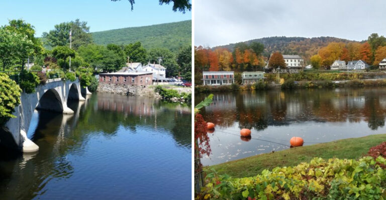 The Massachusetts Riverside Mill Town That’s Calm, Cozy, And Full Of Old Charm