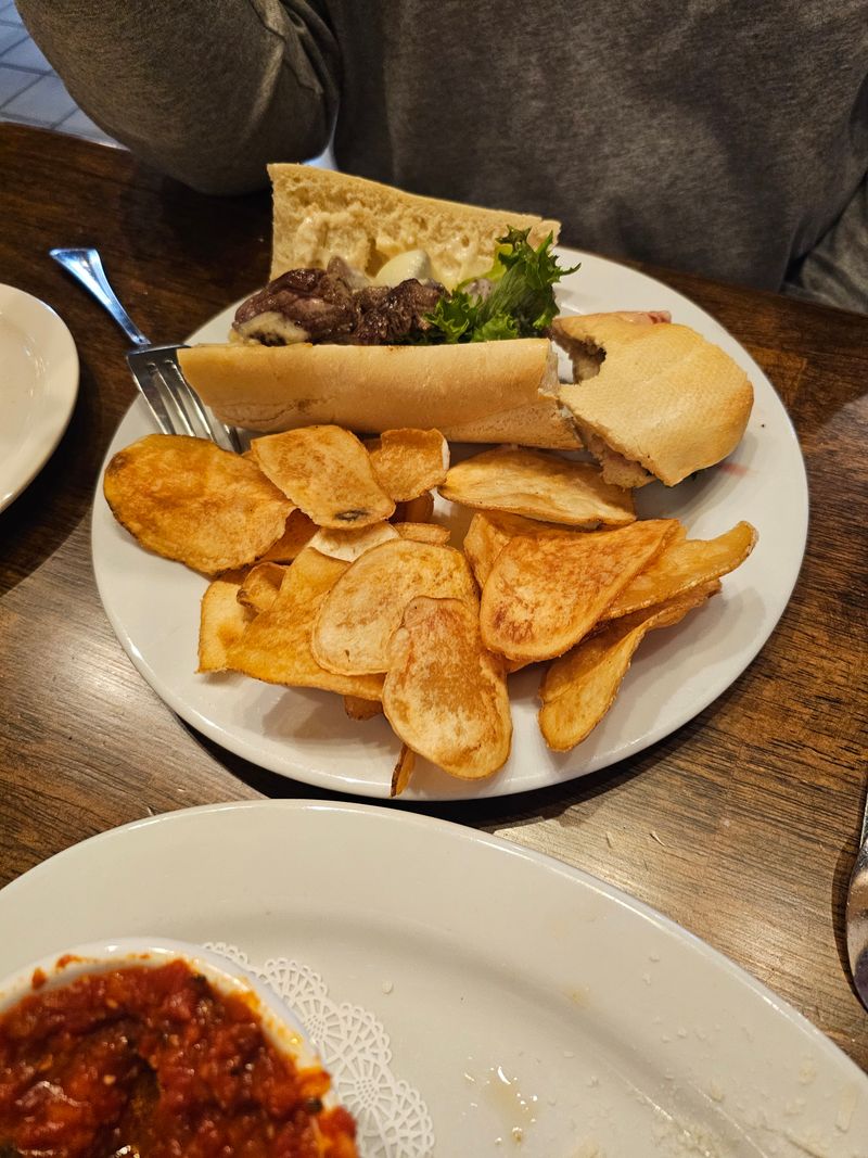 French-Bread Sandwiches Are A Serious Part Of The Draw