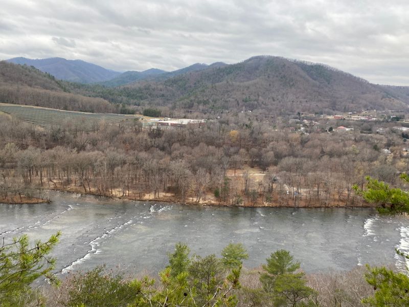 Morning Fog Rises Off The French Broad River