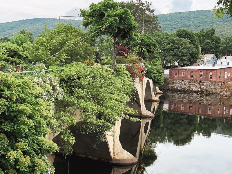 A Flower-Filled Bridge Replaced A Trolley Line