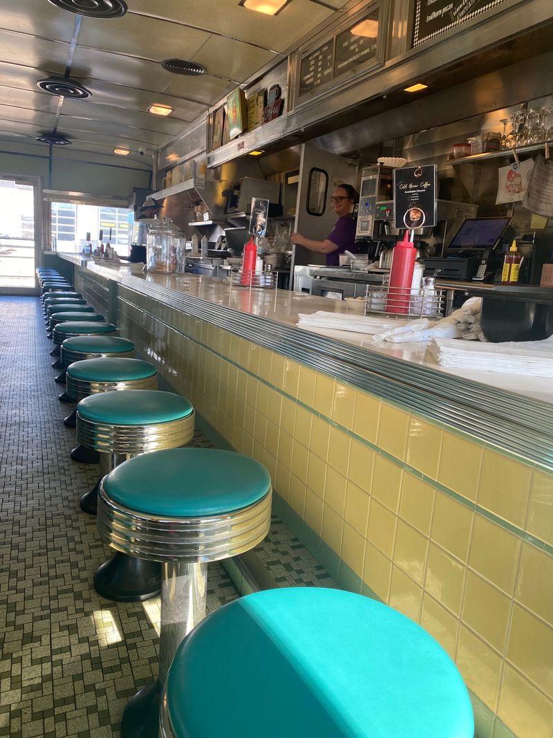 Housed In A Genuine 1950s-Era Diner Car