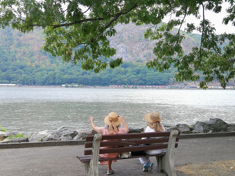 Arriving By Train And Finding The River