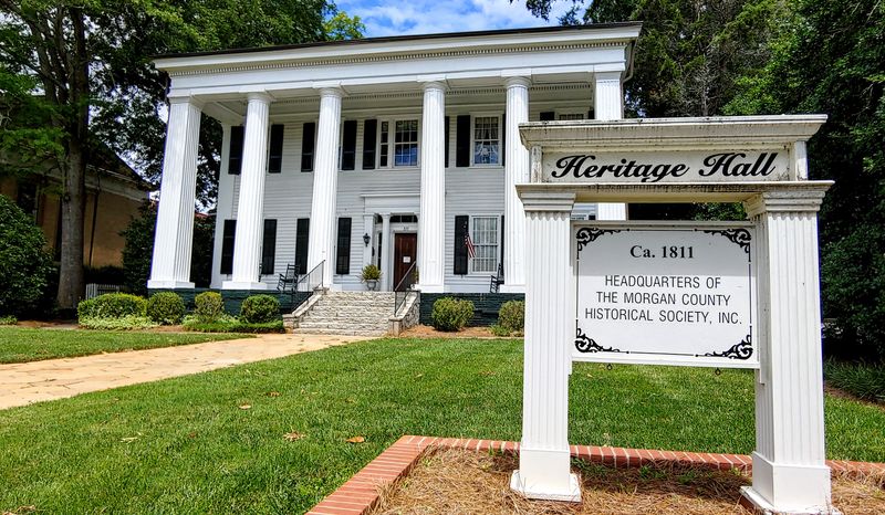 Porches And Columns Define The Streets