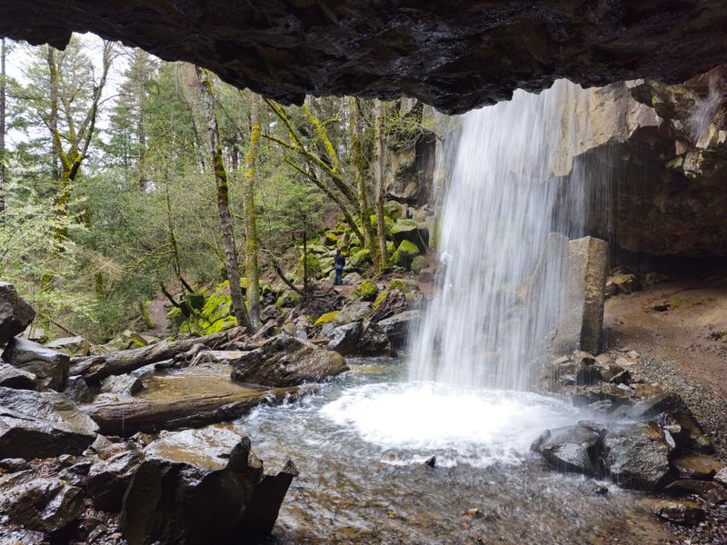 The Unique Path Lets You Walk Behind The Waterfall