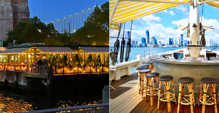 16 New York Waterfront Cafés Where Locals Go For Dinner And The Perfect Sunset